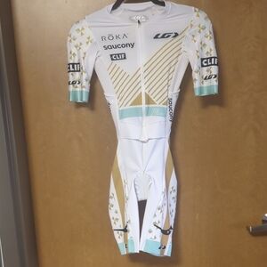NWT Louis Garneau Women’s Aero Tri Suit JustRide One-Piece | Reflective |